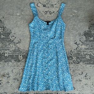 Blue floral mini